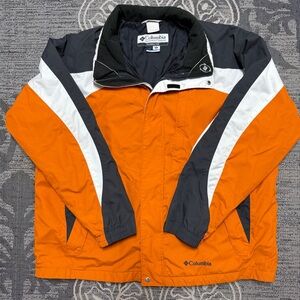 Columbia Men's Interchange Performance Jacket in Orange and Black
